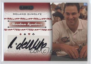 2007 Razor Poker - Showdown Signatures #SS-7 - Roland Dewolfe