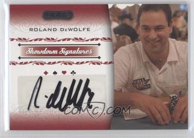 2007 Razor Poker - Showdown Signatures #SS-7 - Roland Dewolfe