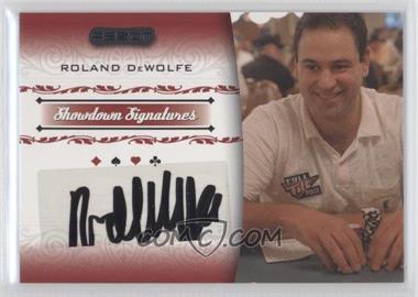 2007 Razor Poker - Showdown Signatures #SS-7 - Roland Dewolfe