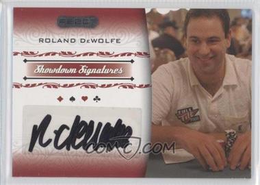 2007 Razor Poker - Showdown Signatures #SS-7 - Roland Dewolfe