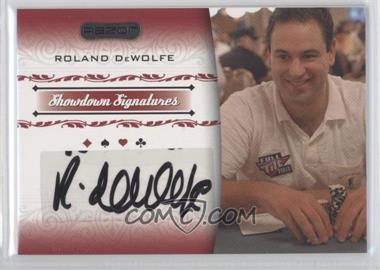 2007 Razor Poker - Showdown Signatures #SS-7 - Roland Dewolfe