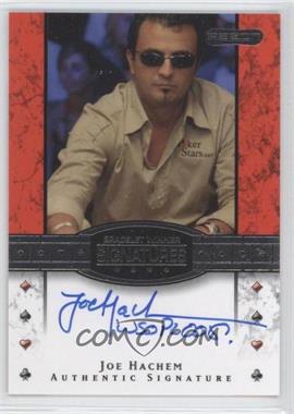 2010 Razor Poker - Bracelet Winner Signatures #BH-7 - Joe Hachem