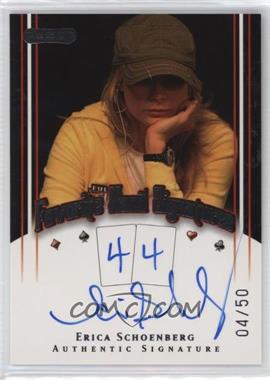 2010 Razor Poker - Favorite Hand Signatures #FHS-12 - Erica Schoenberg /50