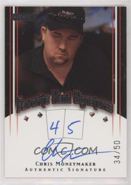 2010 Razor Poker - Favorite Hand Signatures #FHS-4 - Chris Moneymaker /50