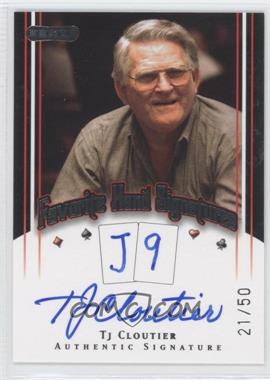 2010 Razor Poker - Favorite Hand Signatures #FHS-46 - Tj Cloutier /50