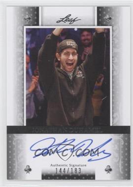 2011 Leaf - [Base] - Black Clubs #BA-JD1 - Jonathan Duhamel /183