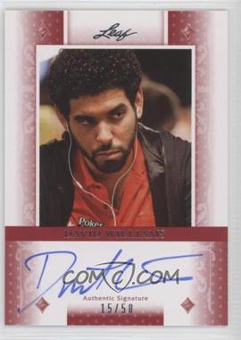 2011 Leaf - [Base] - Red Diamonds #BA-DW1 - David Williams /50