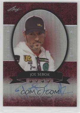 2012 Leaf Metal - [Base] - Red Prismatic #MB-JS1 - Joe Sebok /5