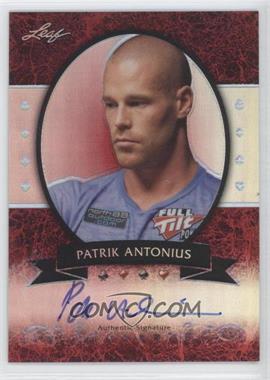 2012 Leaf Metal - [Base] - Red Prismatic #MB-PA1 - Patrik Antonius /5