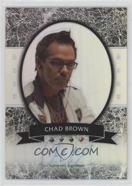 2012 Leaf Metal - [Base] - Silver Prismatic #MB-CB1 - Chad Brown /25