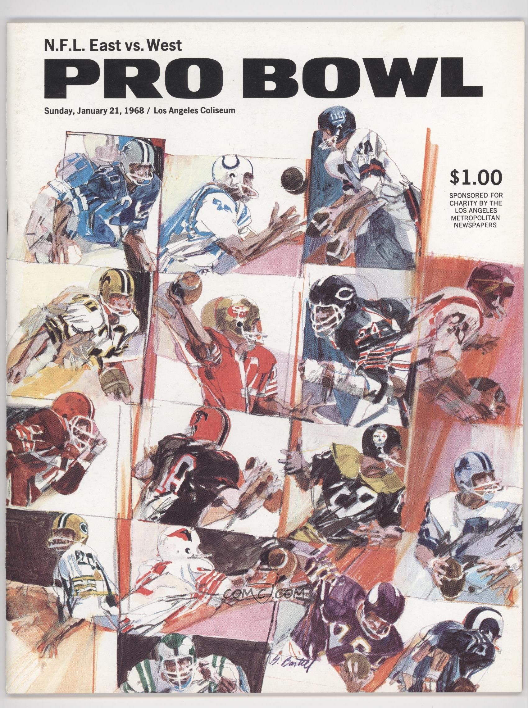 1950-69 NFL Pro Bowl - Game Programs #18 - 1967 Pro Bowl (January 21, 1968)1700 x 2280