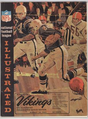 1965 Minnesota Vikings - Game Programs #8-20 - vs. Philadelphia Eagles [Good to VG‑EX]