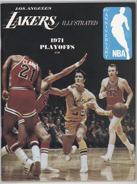 1970-71 Los Angeles Lakers - Lakers Illustrated #PLAY - 1971 Playoffs (Gail Goodrich) (Billy Cunningham in Background)