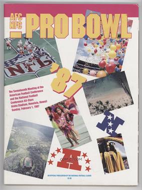 1970-Now AFC-NFC Pro Bowl - Game Programs #17 - 1987