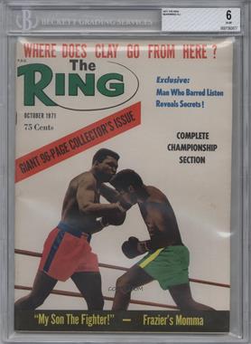 1971 The Ring - [Base] #10 - October (Muhammad Ali) [BGS 6 EX‑MT]