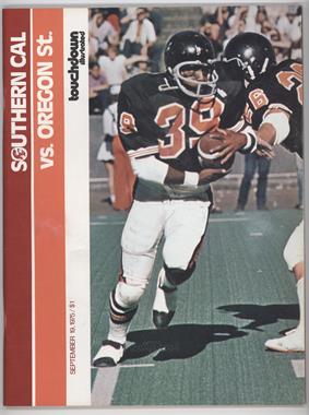 1975 Oregon State Beavers - Game Programs #9-19 - vs. USC Trojans (Lee Overton)