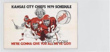 1979 Kansas City Chiefs - Team Schedules #KCCH - Kansas City Chiefs