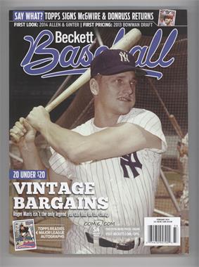 1984-Now Beckett Baseball - [Base] #02-14 - February 2014 (Roger Maris)