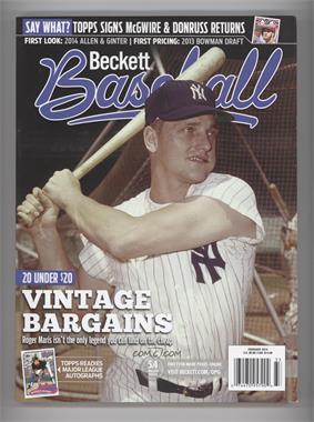 1984-Now Beckett Baseball - [Base] #02-14 - February 2014 (Roger Maris)