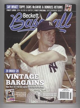 1984-Now Beckett Baseball - [Base] #02-14 - February 2014 (Roger Maris)