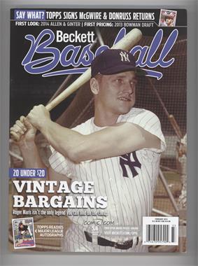 1984-Now Beckett Baseball - [Base] #02-14 - February 2014 (Roger Maris)