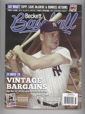 1984-Now Beckett Baseball - [Base] #02-14 - February 2014 (Roger Maris)