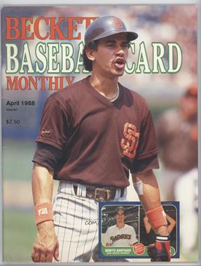 1984-Now Beckett Baseball - [Base] #37 - April 1988 (Benito Santiago) [Good to VG‑EX]