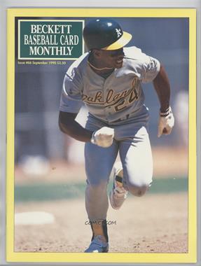 1984-Now Beckett Baseball - [Base] #66 - September 1990 (Rickey Henderson)