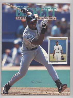 1984-Now Beckett Baseball - [Base] #79 - October 1991 (Frank Thomas)