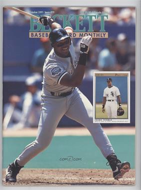 1984-Now Beckett Baseball - [Base] #79 - October 1991 (Frank Thomas)
