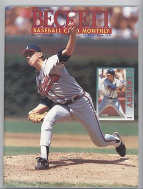 1984-Now Beckett Baseball - [Base] #86 - May 1992 (Steve Avery)