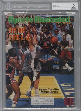 1984 Sports Illustrated - [Base] #7-23 - Michael Jordan [BGS 5 EXCELLENT]