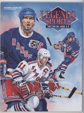 1988-2001 Legends Sports Memorabilia - [Base] #9-92.1 - September/October 1992 (Mark Messier)