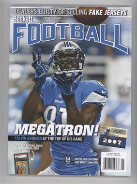 1989-Now Beckett Football - [Base] #1-14 - January 2014 (Calvin Johnson)