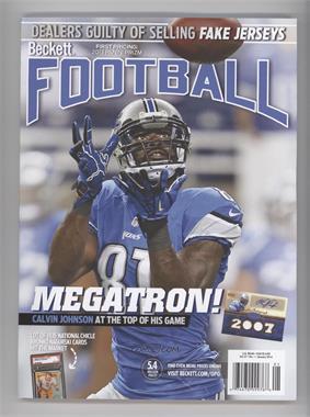 1989-Now Beckett Football - [Base] #1-14 - January 2014 (Calvin Johnson)