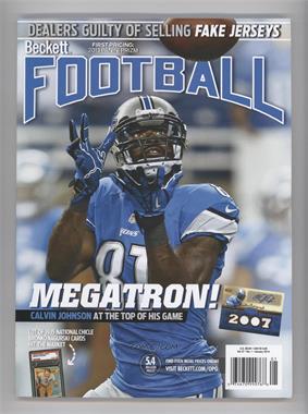 1989-Now Beckett Football - [Base] #1-14 - January 2014 (Calvin Johnson)