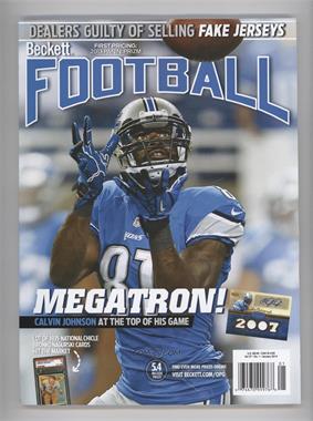 1989-Now Beckett Football - [Base] #1-14 - January 2014 (Calvin Johnson)