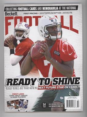 1989-Now Beckett Football - [Base] #10-13 - October 2013 (EJ Manuel, Geno Smith)