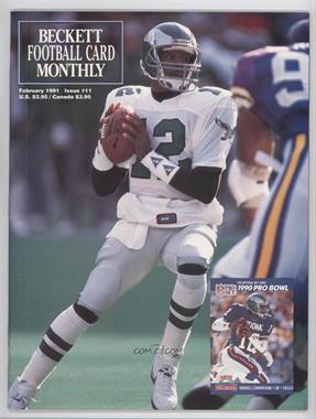 1989-Now Beckett Football - [Base] #11 - February 1991 (Randall Cunningham)