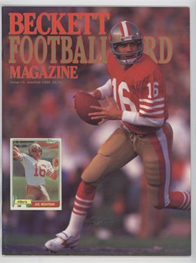 1989-Now Beckett Football - [Base] #2 - Janurary/February 1990 (Joe Montana) [Good to VG‑EX]