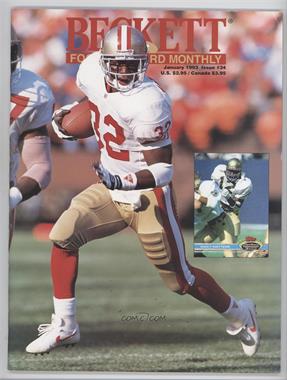 1989-Now Beckett Football - [Base] #34 - January 1993 (Ricky Watters) [Good to VG‑EX]