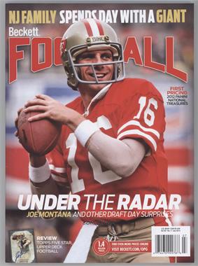 1989-Now Beckett Football - [Base] #7-13 - July 2013 (Joe Montana)