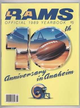 1989 Los Angeles Rams - Official Yearbook #LARA - Los Angeles Rams