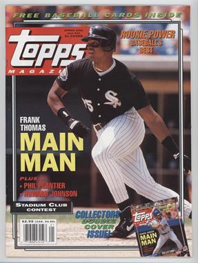 1990-1993 Topps Magazine - [Base] #10.1 - Spring 1992 (Frank Thomas)