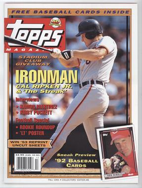 1990-1993 Topps Magazine - [Base] #8 - Fall 1991 (Cal Ripken Jr.)