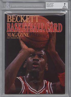 1990-Now Beckett Basketball - [Base] #1 - March/April 1990 (Michael Jordan) [BGS 7 NEAR MINT]