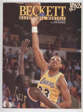 1990-Now Beckett Basketball - [Base] #12 - July 1991 (Kareem Abdul-Jabbar)