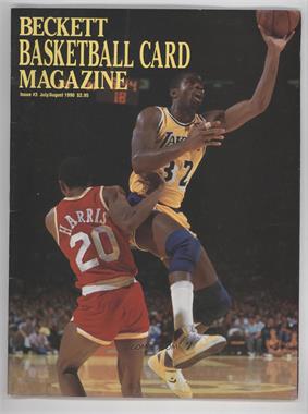 1990-Now Beckett Basketball - [Base] #3 - July/August 1990 (Magic Johnson)