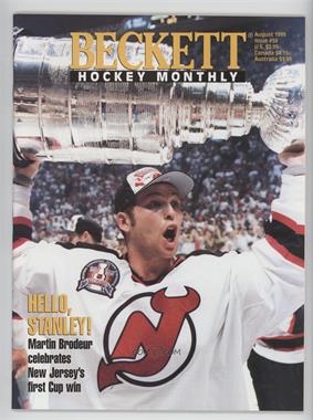 1990-Now Beckett Hockey - [Base] #58 - August 1995 - Martin Brodeur