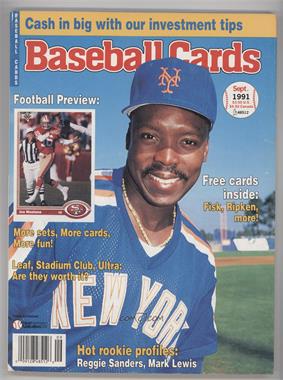 1991 Baseball Cards - [Base] #9 - September (Vince Coleman) [Good to VG‑EX]